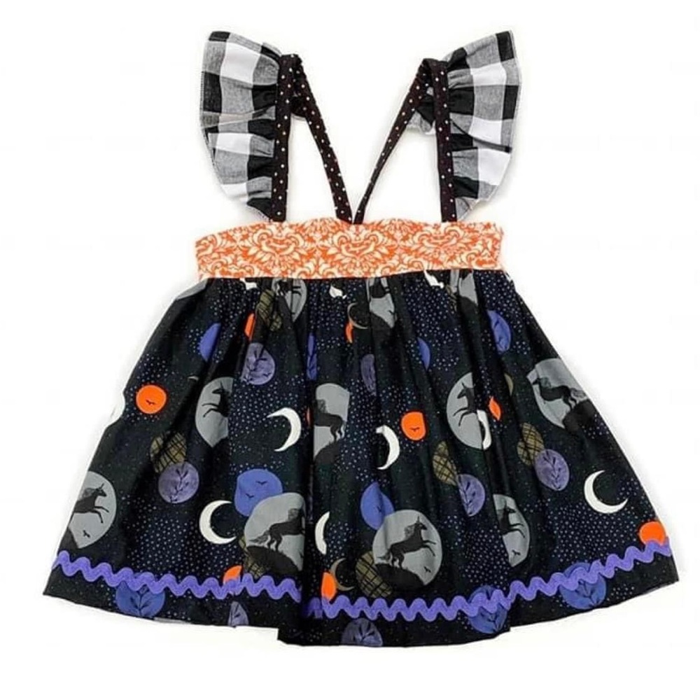 Matilda Jane Platinum Halloween Crescent Moon Lucy Sz 10